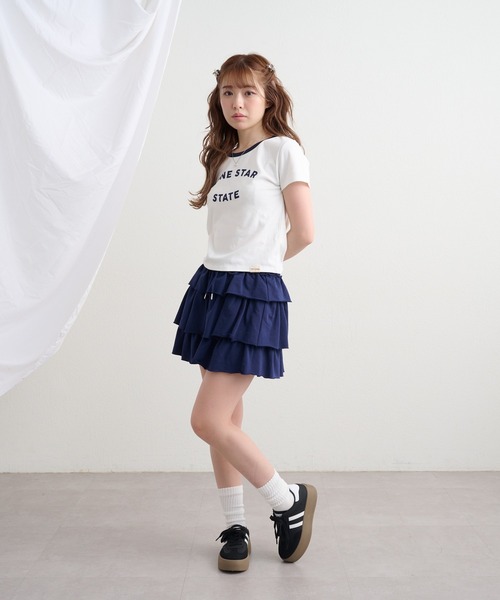 RAY CASSIN(レイカズン)の「厚底ラインスニーカー(スニーカー・レディース・ブラック/ホワイト・L/M/S)」の14枚目の写真