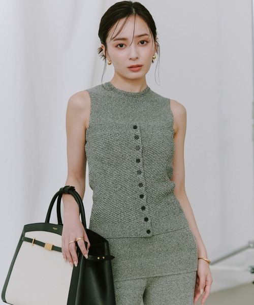 anuans新品タグ付カップインニットトップスGray anuans｜カップインアメスリニットトップス | Rakuten Fashion