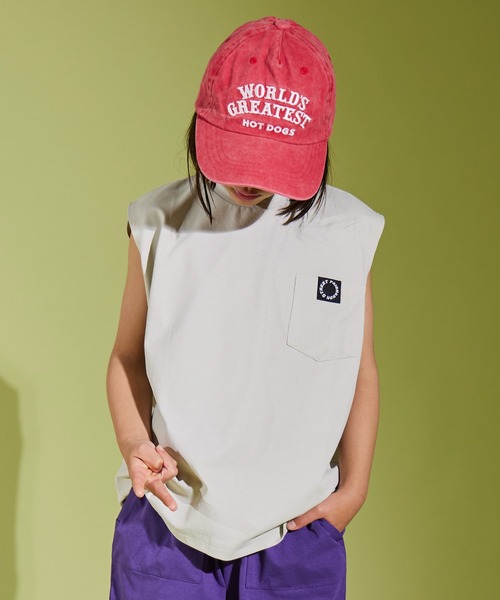 PAIRMANON STREET（ペアマノンストリート）の「【PAIRMANON STREET】マルチファンクション 吸水速乾 タンクトップ ノースリーブ（タンクトップ・キッズ・ブラック/カーキ/ホワイト系その他/ベージュ・130/140/160/110/120/100/150）」の2枚目の写真