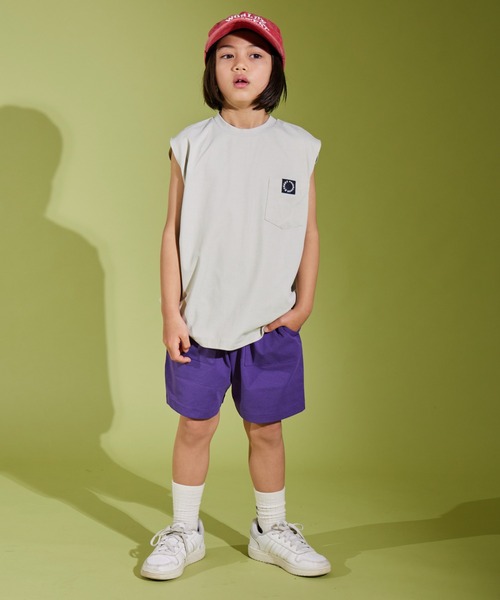 PAIRMANON STREET（ペアマノンストリート）の「【PAIRMANON STREET】マルチファンクション 吸水速乾 タンクトップ ノースリーブ（タンクトップ・キッズ・ブラック/カーキ/ホワイト系その他/ベージュ・130/140/160/110/120/100/150）」の20枚目の写真