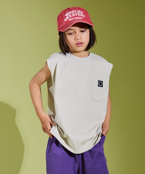 PAIRMANON STREET（ペアマノンストリート）の「【PAIRMANON STREET】マルチファンクション 吸水速乾 タンクトップ ノースリーブ（タンクトップ・キッズ・ブラック/カーキ/ホワイト系その他/ベージュ・130/140/160/110/120/100/150）」の21枚目の写真