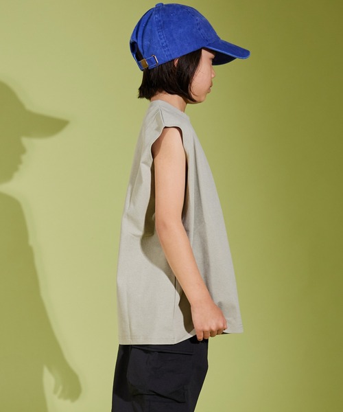 PAIRMANON STREET（ペアマノンストリート）の「【PAIRMANON STREET】マルチファンクション 吸水速乾 タンクトップ ノースリーブ（タンクトップ・キッズ・ブラック/カーキ/ホワイト系その他/ベージュ・130/140/160/110/120/100/150）」の6枚目の写真