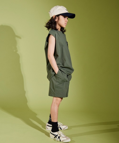 PAIRMANON STREET（ペアマノンストリート）の「【PAIRMANON STREET】マルチファンクション 吸水速乾 タンクトップ ノースリーブ（タンクトップ・キッズ・ブラック/カーキ/ホワイト系その他/ベージュ・130/140/160/110/120/100/150）」の13枚目の写真