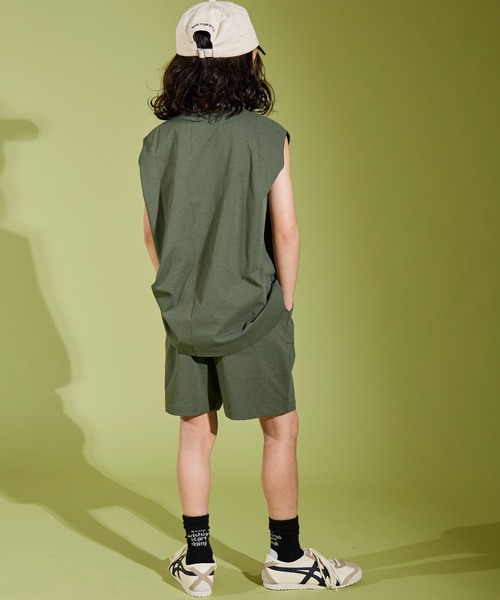 PAIRMANON STREET（ペアマノンストリート）の「【PAIRMANON STREET】マルチファンクション 吸水速乾 タンクトップ ノースリーブ（タンクトップ・キッズ・ブラック/カーキ/ホワイト系その他/ベージュ・130/140/160/110/120/100/150）」の14枚目の写真