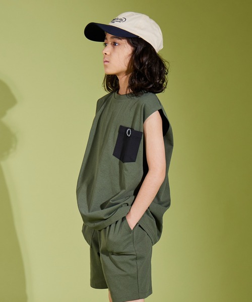 PAIRMANON STREET（ペアマノンストリート）の「【PAIRMANON STREET】マルチファンクション 吸水速乾 タンクトップ ノースリーブ（タンクトップ・キッズ・ブラック/カーキ/ホワイト系その他/ベージュ・130/140/160/110/120/100/150）」の16枚目の写真