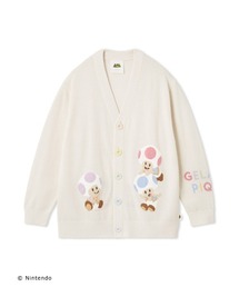 新品　ジェラピケ　スーパーマリオ ヨッシー カーディガン gelato pique（ジェラートピケ）の「【スーパーマリオ】【ユニ
