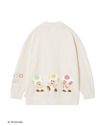 ジェラートピケ　スーパーマリオ　キノピオ　カーディガン　ルームウェア 93049172b_b_04_215.jpg