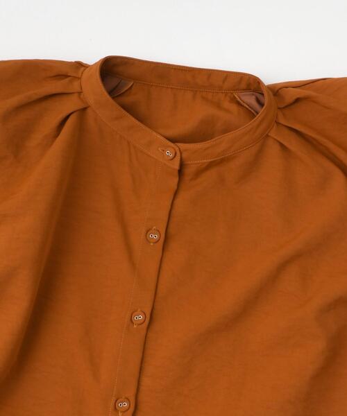 URBAN RESEARCH ROSSO WOMEN（アーバンリサーチ　ロッソ）の「パフスリーブブラウス（シャツ/ブラウス・レディース・ブラウン系その他/ネイビー/オフホワイト・FREE）」の8枚目の写真