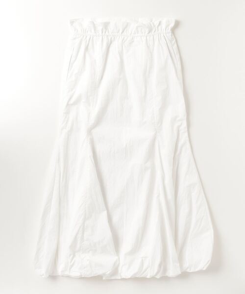 DOUBLE STANDARD CLOTHING（ダブルスタンダードクロージング）の「ライトワッシャータフタスカート（スカート・レディース・ブラック/ライトグレー/オフホワイト・38/36）」の19枚目の写真