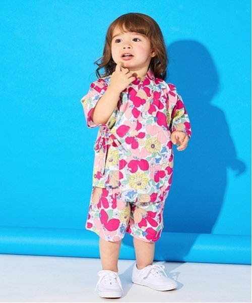 kate spade ケイトスペード　キッズ　浴衣　ワンピース　帯　花柄　１１０ kate spade ケイトスペードキッズ浴衣ワンピース帯花柄110