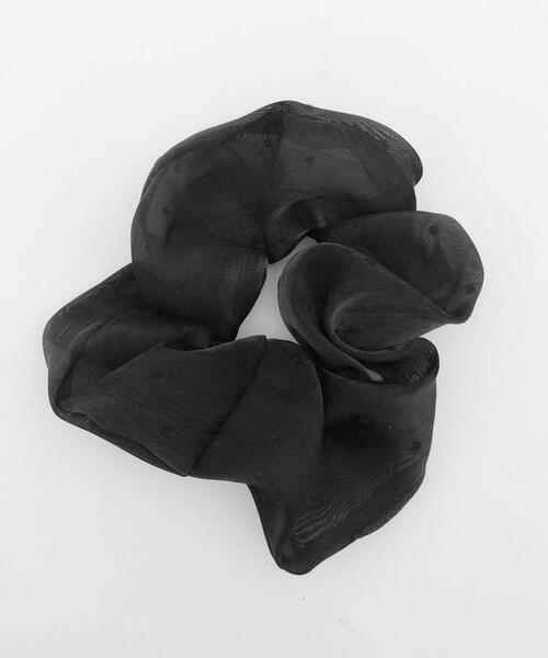 WEGO(ウィゴー)の「WEGO/ドットシュシュ(シュシュ・レディース・オフホワイト/ブラック・FREE)」の2枚目の写真