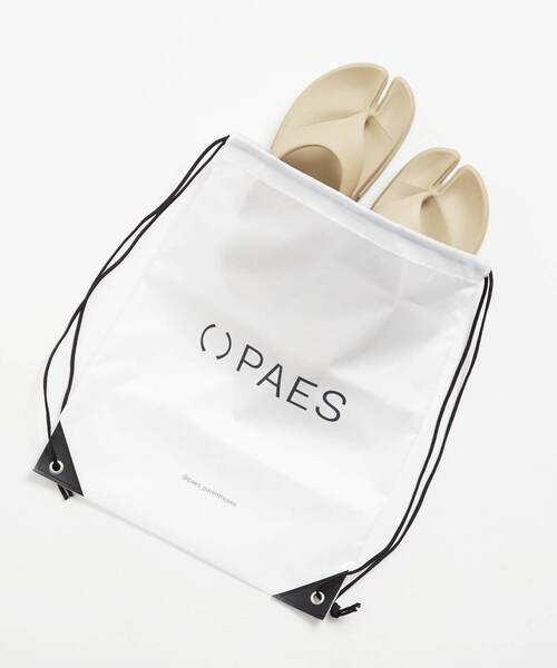 PAES(ペイズ)の「【Paes/ペイズ】Flipflop Basic Line | PAES01 / リカバリーサンダル(サンダル・メンズ・ブラック/ベージュ・4/3/2)」の12枚目の写真