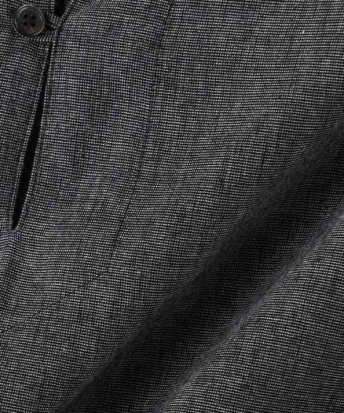 BACK NUMBER(バックナンバー)の「BACK NUMBER(バックナンバー)【メンズ】「COOL MAX」麻混スキッパー七分シャツ(シャツ/ブラウス・メンズ・ブラック/ベージュ/その他3/その他1・S/M/L/XL)」の5枚目の写真