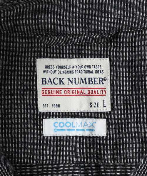 BACK NUMBER(バックナンバー)の「BACK NUMBER(バックナンバー)【メンズ】「COOL MAX」麻混スキッパー七分シャツ(シャツ/ブラウス・メンズ・ブラック/ベージュ/その他3/その他1・S/M/L/XL)」の10枚目の写真
