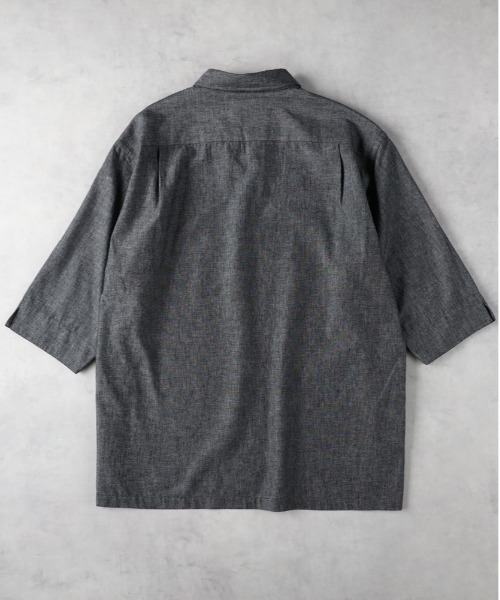 セール】【BACK NUMBER】COOLMAX麻混スキッパー（シャツ