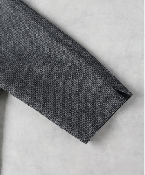 BACK NUMBER（バックナンバー）の「【BACK NUMBER】ＣＯＯＬＭＡＸ麻混スキッパー（シャツ/ブラウス・メンズ・ブラック/ベージュ/その他3/その他1・S/M/L/XL）」の10枚目の写真