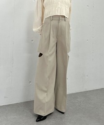 ベルト付サイドカットスラックス