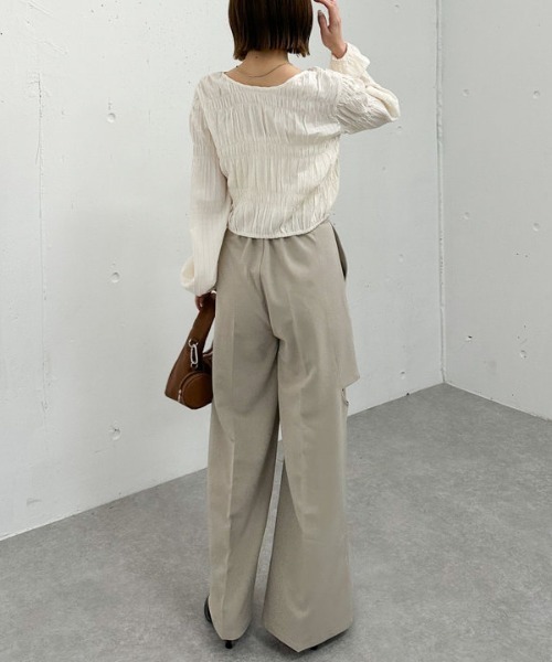 【新品同様】D'ICI サイドカット パンプス 定価2.2万円 saya好きに SHINYAKOZUKA パンツ SHINYA KOZUKA/シンヤコズカ/Dear BAGGY