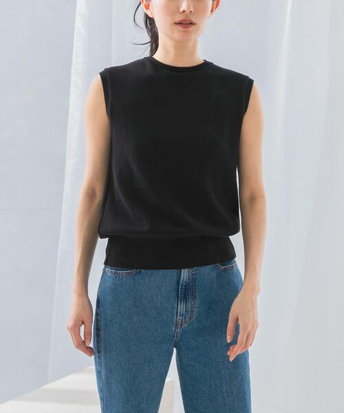URBAN RESEARCH ROSSO WOMEN（アーバンリサーチ　ロッソ）の「GICIPI　OPALE（ニット/セーター・レディース・ホワイト/グレー/ブラック・1）」の2枚目の写真