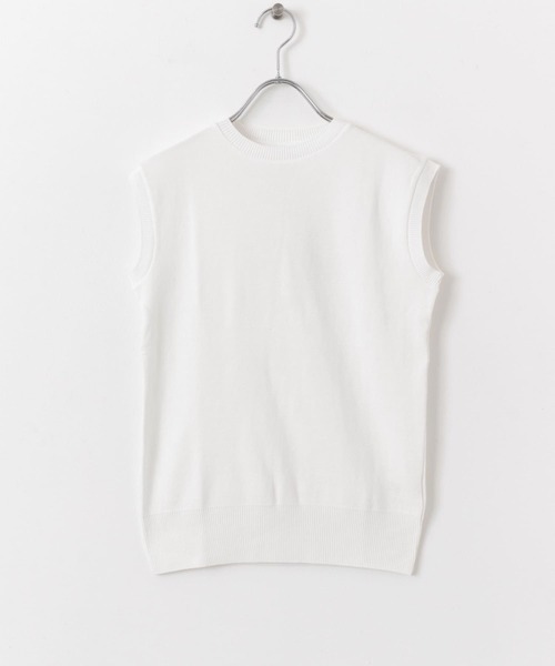 URBAN RESEARCH ROSSO WOMEN（アーバンリサーチ　ロッソ）の「GICIPI　OPALE（ニット/セーター・レディース・ホワイト/グレー/ブラック・1）」の4枚目の写真