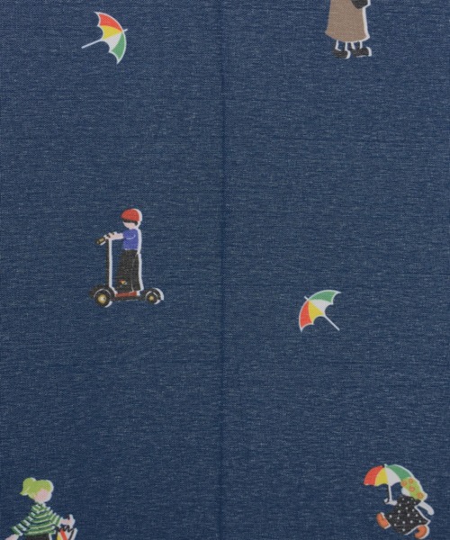 Arnold Palmer（アーノルドパーマー）の「アート総柄 晴雨兼用 シェア 長傘（長傘・レディース・ネイビー/ベージュ・F）」の12枚目の写真