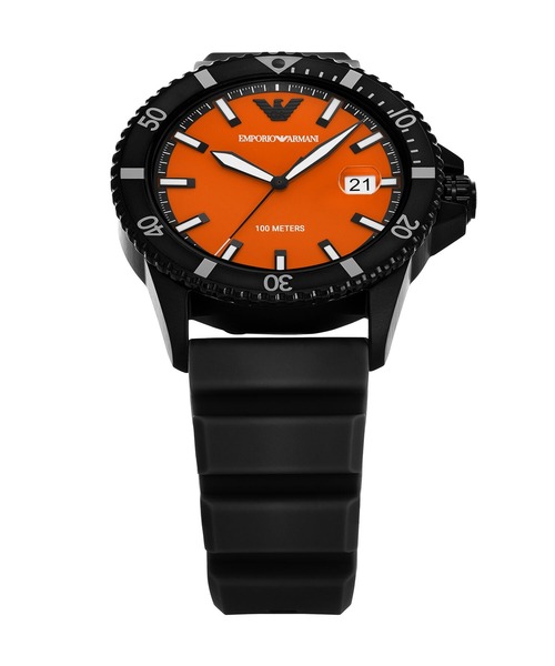 EMPORIO ARMANI(エンポリオアルマーニ)の「エンポリオ・アルマーニ 腕時計 メンズ アナログ シリコン AR11684(アナログ腕時計・メンズ・ブラック・FREE)」の8枚目の写真