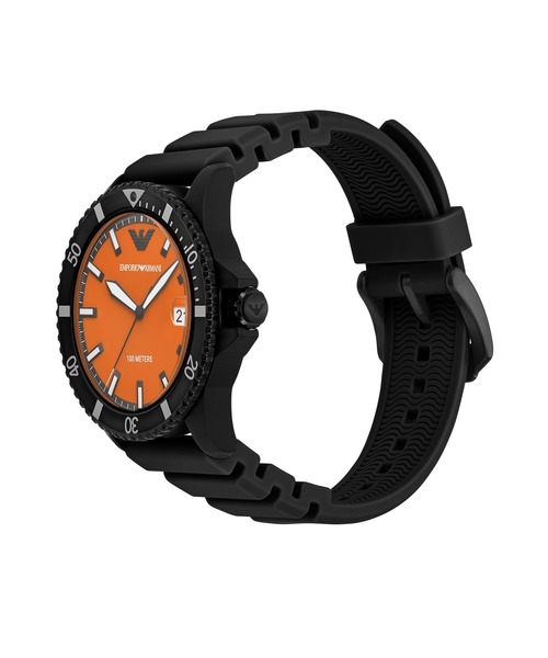 EMPORIO ARMANI(エンポリオアルマーニ)の「エンポリオ・アルマーニ 腕時計 メンズ アナログ シリコン AR11684(アナログ腕時計・メンズ・ブラック・FREE)」の7枚目の写真