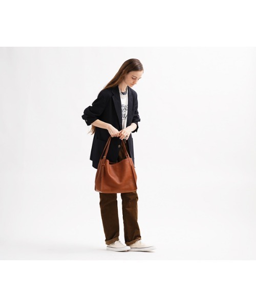 genten（ゲンテン）の「ミネルヴァアジーレ 大（ショルダーバッグ・レディース・ブラック/ブラウン・FREE）」の8枚目の写真