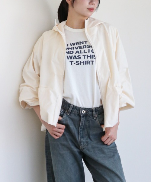 gossip!ロサンゼルス(ゴシップロサンゼルス)の「マウンテンパーカー(マウンテンパーカー・レディース・ブラック/オフホワイト・M/L)」の2枚目の写真