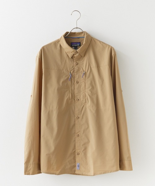 patagonia（パタゴニア）の「Patagonia/パタゴニア M'S L/S SUN STRETCH SHIRT 長袖シャツ テックシャツ（シャツ/ブラウス・メンズ・アイボリー系・M）」の7枚目の写真