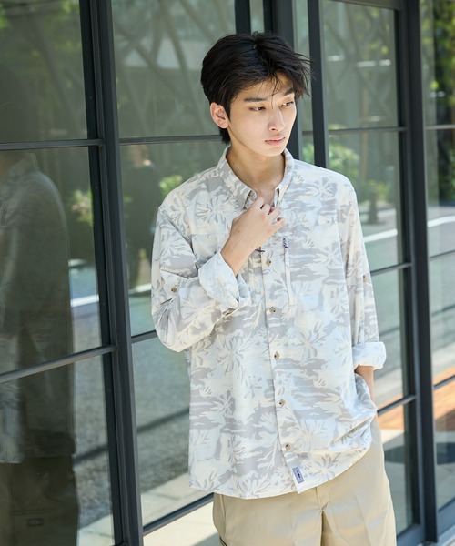 patagonia（パタゴニア）の「Patagonia/パタゴニア M'S L/S SUN STRETCH SHIRT 長袖シャツ テックシャツ（シャツ/ブラウス・メンズ・アイボリー系・M）」の13枚目の写真