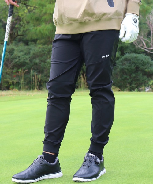 LUXE/R GOLF(ラグジュ ゴルフ)の「(RM)【LUXE/R GOLF】ストレッチ ブロード 防水 ファスナー イージー ジョガーパンツ(チノパンツ・メンズ・チャコールグレー/カーキ/ブラック・L/XL/M)」の3枚目の写真