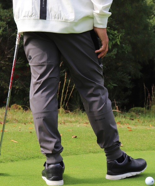 LUXE/R GOLF(ラグジュ ゴルフ)の「(RM)【LUXE/R GOLF】ストレッチ ブロード 防水 ファスナー イージー ジョガーパンツ(チノパンツ・メンズ・チャコールグレー/カーキ/ブラック・L/XL/M)」の11枚目の写真