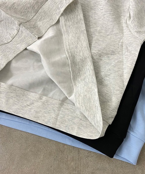 non-hedge（ノンヘッジ）の「スピンドルオフショルトップスショートパンツセットアップ（セットアップ・レディース・ブルー/オートミール/ブラック・FREE）」の7枚目の写真