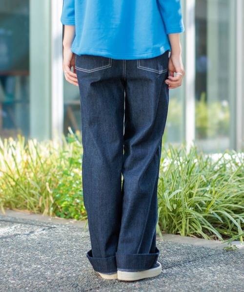 D.M.G.（ドミンゴ）の「[D.M.G / ディーエムジー] 10ozジェルドデニム ワークストレートパンツ（デニムパンツ・レディース・ワンウォッシュ・L/M/S/SS）」の17枚目の写真