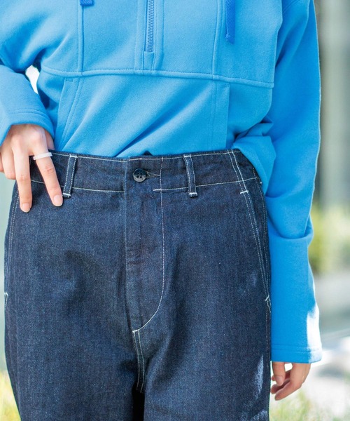 D.M.G.（ドミンゴ）の「[D.M.G / ディーエムジー] 10ozジェルドデニム ワークストレートパンツ（デニムパンツ・レディース・ワンウォッシュ・L/M/S/SS）」の18枚目の写真