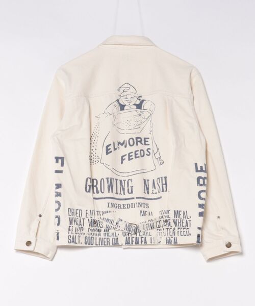 RATTLE TRAP（ラトルトラップ）の「DENIM JKT ナチュラル（ブルゾン・メンズ・ホワイト・M）」の3枚目の写真