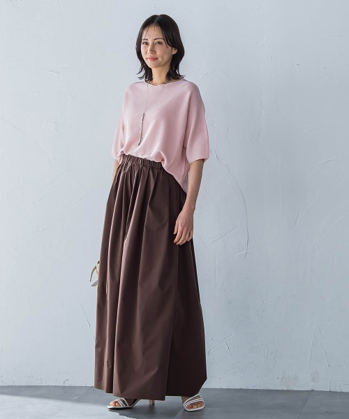 LAUTREAMONT（ロートレアモン）の「【晴れ軽】撥水UVワイドパンツ≪UV/接触冷感/撥水性/洗濯機で洗える≫（その他パンツ・レディース・ブルー/ブラック/ブラウン・9号/7号）」の9枚目の写真