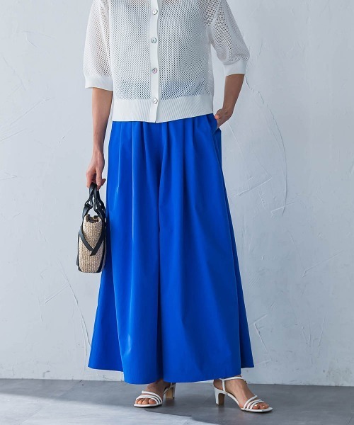 LAUTREAMONT（ロートレアモン）の「【晴れ軽】撥水UVワイドパンツ≪UV/接触冷感/撥水性/洗濯機で洗える≫（その他パンツ・レディース・ブルー/ブラック/ブラウン・9号/7号）」の17枚目の写真