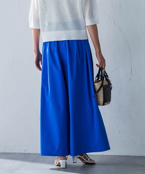 LAUTREAMONT（ロートレアモン）の「【晴れ軽】撥水UVワイドパンツ≪UV/接触冷感/撥水性/洗濯機で洗える≫（その他パンツ・レディース・ブルー/ブラック/ブラウン・9号/7号）」の20枚目の写真