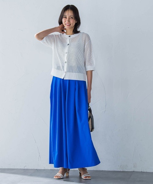 LAUTREAMONT（ロートレアモン）の「【晴れ軽】撥水UVワイドパンツ≪UV/接触冷感/撥水性/洗濯機で洗える≫（その他パンツ・レディース・ブルー/ブラック/ブラウン・9号/7号）」の22枚目の写真