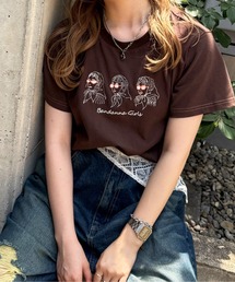 BANDANNA GIRLS刺しゅうTEE