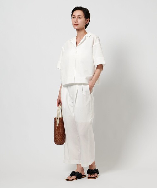 美品　ユナイテッドアローズ　白 ブラウス　コットンシャツ 38 ゆったり UNITED ARROWS 新品同様/ユナイテッドアローズ プルオーバー