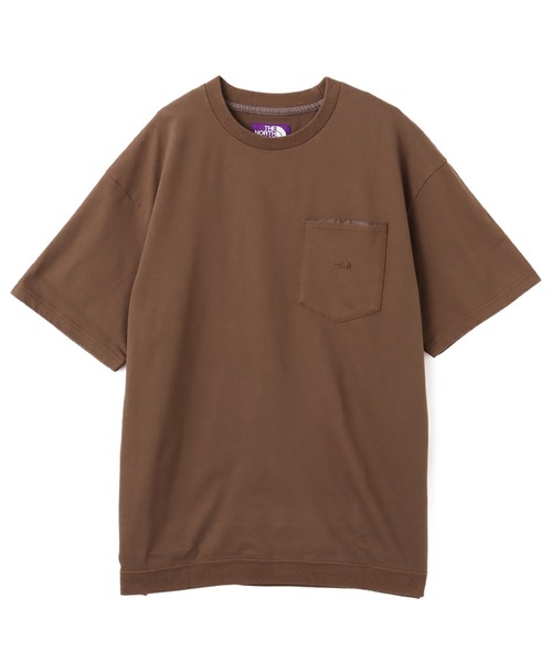 THE NORTH FACE PURPLE LABEL（ザ ノースフェイス パープルレーベル）の「THE NORTH FACE PURPLE LABEL High Bulky Pocket Tee / ザ・ノース・フェイス パープルレーベル ハイ バルキー ポケット ティー（Tシャツ/カットソー・メンズ・ブラック/ブラウン/ホワイト・XL/L/S/M）」の3枚目の写真