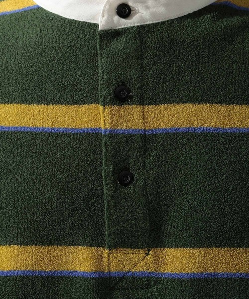 niko and...（ニコアンド）の「パイルボーダーラガーＴシャツ（Tシャツ/カットソー・メンズ・ボルドー/グリーン・MEDIUM/LARGE）」の22枚目の写真