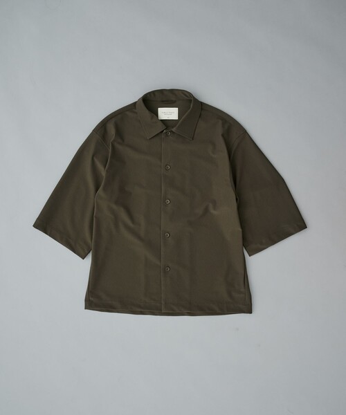 PUBLIC TOKYO（パブリックトウキョウ）の「〈セットアップ対応〉Air tool リラックスハーフスリーブシャツ（シャツ/ブラウス・メンズ・ブラック/カーキ/ダークグレー・1/2）」の11枚目の写真