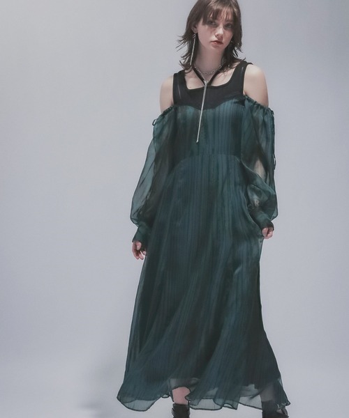 完売品【YUMA TAKAHASHI×HARE】オフショルキャミワンピース HARE ワンピース 「YUMA TAKAHASHI×HARE」オフショルキャミ