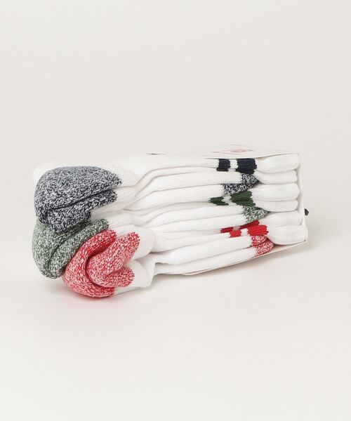 NEW BALANCE（ニューバランス）の「Active ライフスタイル ストライプド クルー ソックス 3P（ソックス/靴下・メンズ・その他1・LARGE/MEDIUM/SMALL）」の5枚目の写真