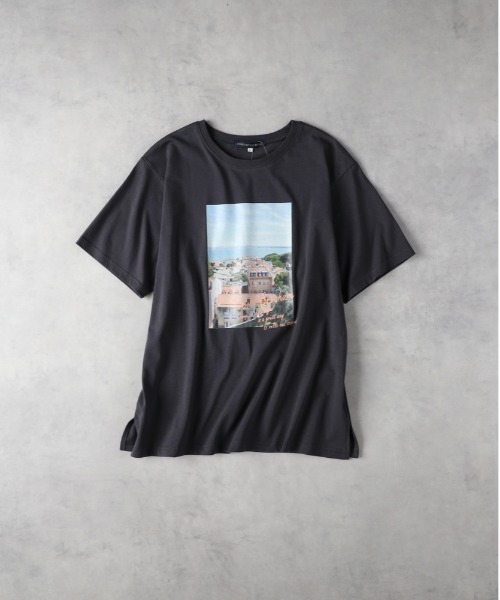 Right-on（ライトオン）の「【HONEYSUCKLE ROSE】フォトグラフィックＴ（Tシャツ/カットソー・レディース・オフホワイト/その他3/その他1/ダークグレー・L/M）」の4枚目の写真