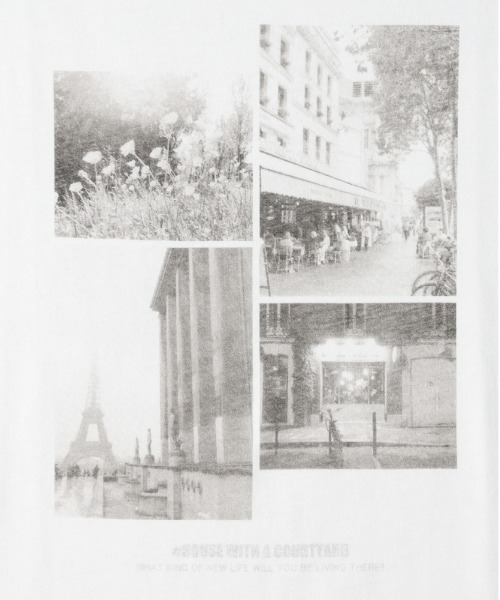 Right-on（ライトオン）の「【HONEYSUCKLE ROSE】フォトグラフィックＴ（Tシャツ/カットソー・レディース・オフホワイト/その他3/その他1/ダークグレー・L/M）」の8枚目の写真